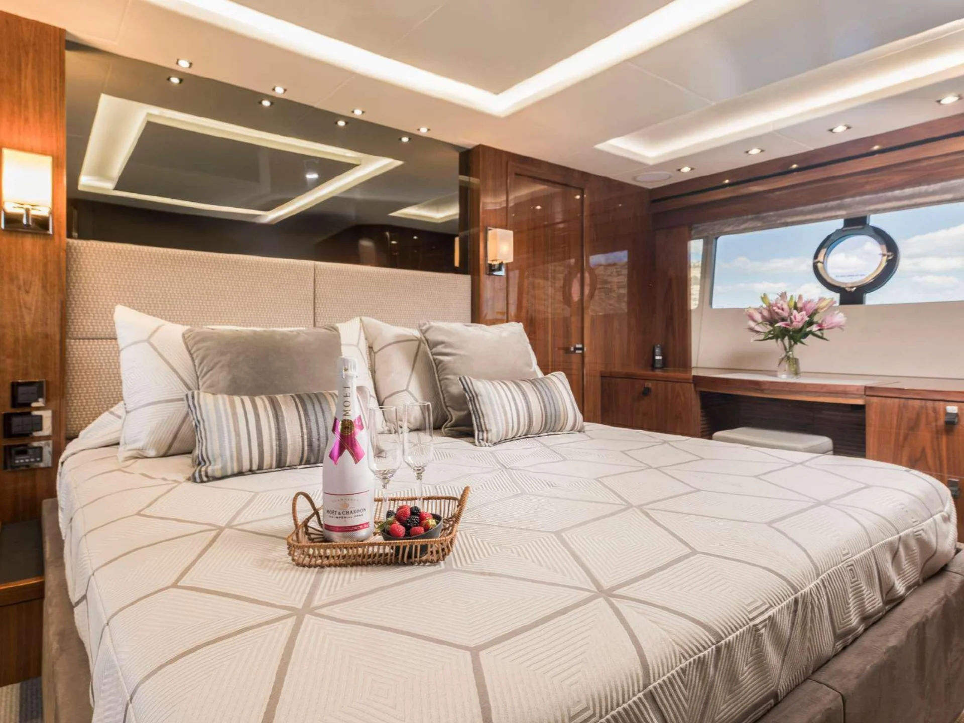 Main saloon seating on SEAWATER II